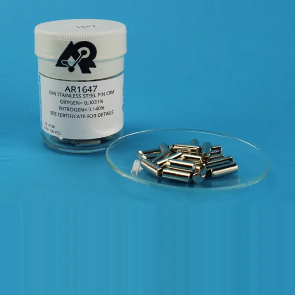 AR1647 — O/N Stainless Steel Pin CRM (Oxygen 0.0031%, Nitrogen 0.140%)