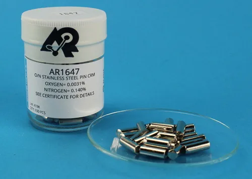 AR1647 — O/N Stainless Steel Pin CRM (Oxygen 0.0031%, Nitrogen 0.140%)