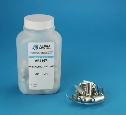AR2167 — Tin Capsules, Large, 8mm