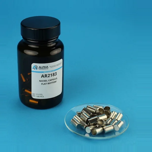 AR2183 — Nickel Capsule, Flat Bottom