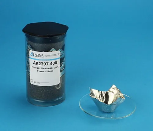 AR2397-400 — Tin Foil Standard Cups, 51mm x 51mm, 400 pcs