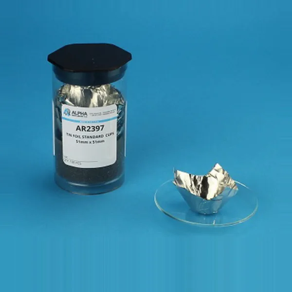 AR2397 — Tin Foil Standard Cups, 51mm x 51mm