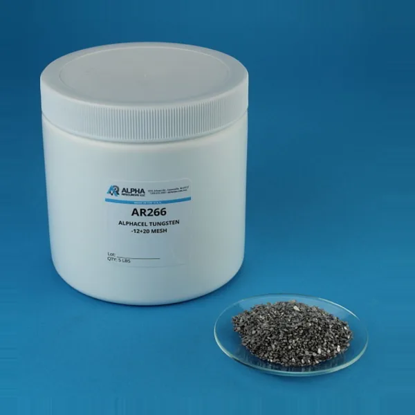AR266 — Alphacel Tungsten Coarse Grain 12 20 Mesh