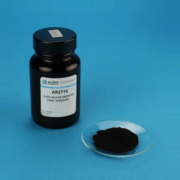 AR2716 — 2.47% Sulfur Green Pet Coke Standard
