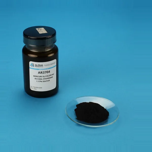 AR3704 — Mercury & Chlorine in Coal Standard, 1.17% Sulfur