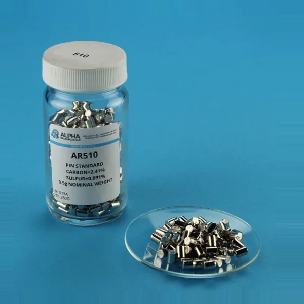 AR510 — Pin Standard (Carbon 2.41%, Sulfur 0.091%), 0.5g Nominal Weight