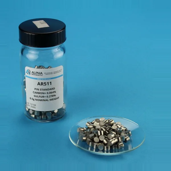 AR511 — Carbon And Sulfur CRM C S 0.5g Steel Pin