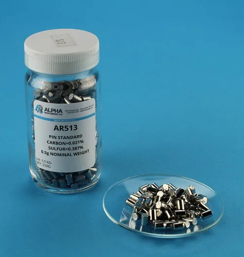 AR513 — Carbon And Sulfur CRM C S 5g Steel Pin