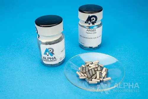 AR585 — Hydrogen And Carbon in Titanium CRM H C 0.25g Pins