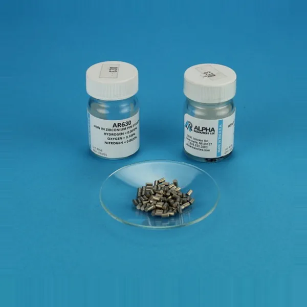 AR630 — Hydrogen Oxygen And Nitrogen in Zirconium CRM H O N 0.1g Pin