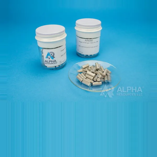 AR646 — Oxygen And Nitrogen in Steel CRM O 0.0028 N 0.076 1g Pin