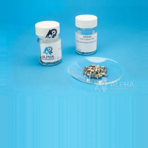 AR648 — Titanium Pin CRM H 0.0165 O 0.1189 N 0.0056 0.1g Pin