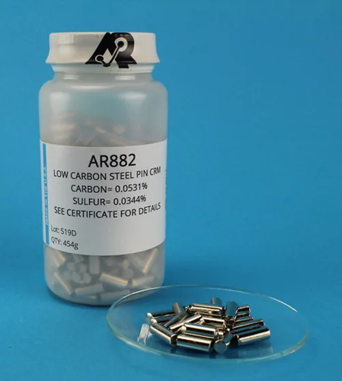 AR882 — Carbon And Sulfur CRM C S 1g Steel Pin