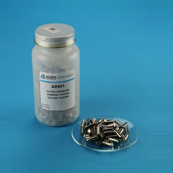AR891 — C/S Pin Standard (Carbon 0.0236%, Sulfur 0.0246%)